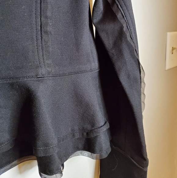 White House Black Market Black Military style jack - Picture 6 of 7